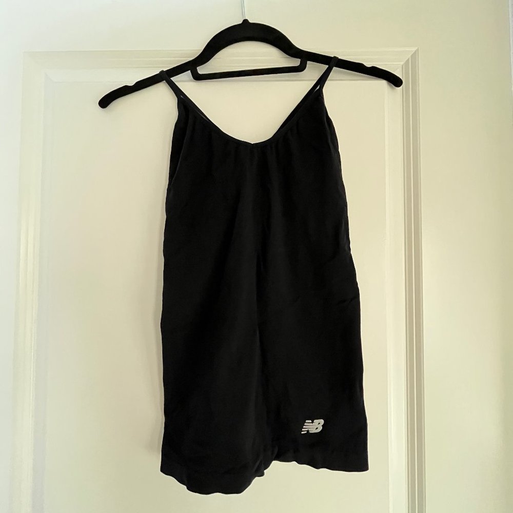 New Balance Women's Athletic Cross-Back Top, Size Small, Black (NWOT)